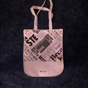 White Lululemon Tote Bag